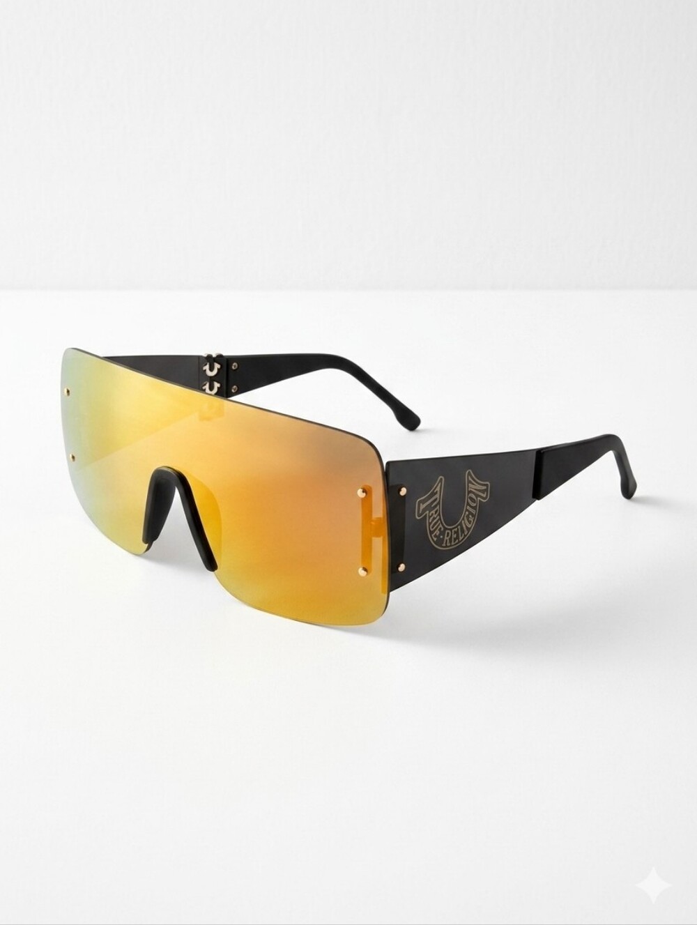True Religion Orange Shield Lens Sunglasses - Picture 2 of 9